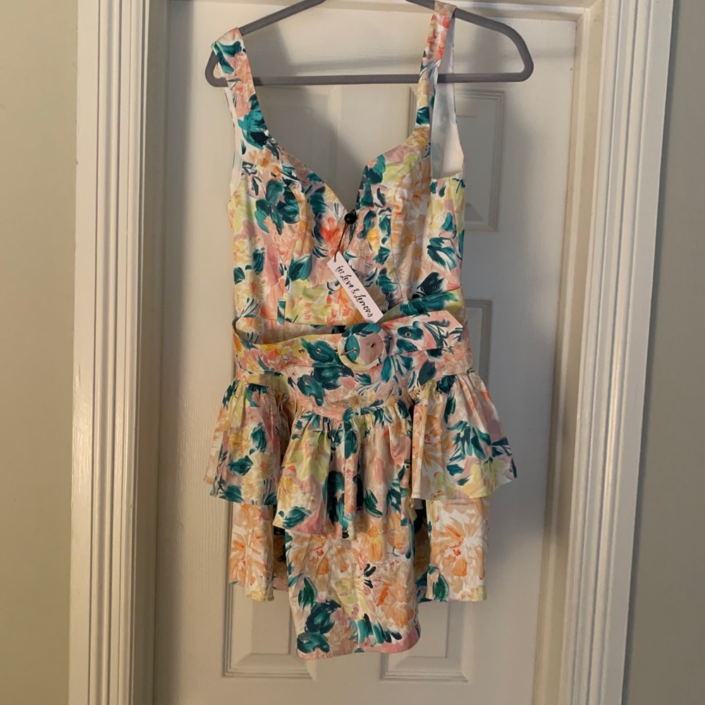 For Love & Lemons buckle dress